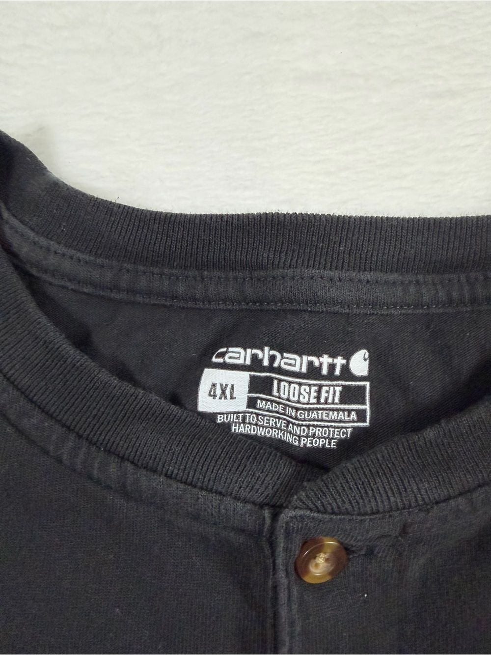 Carhartt Black Loose Fit short Sleeve Crew with pocket